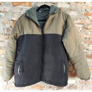 Operation Warm Winter Coat Mens Sz S Small Fleece Lined Puffer Thick Parka ab